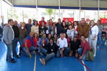 El PSOE de Telde, en el Día de la Rosa (Foto TA y Acfi Press)